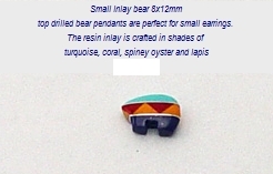 small inlay bear
